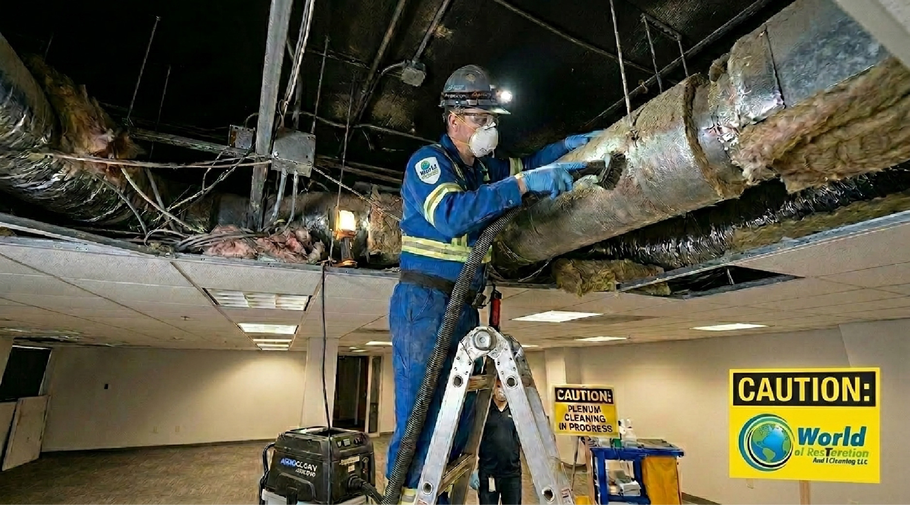 Plenum cleaning